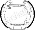 METELLI 51-0194 комплект тормозных колодок на FIAT PANDA (169)
