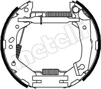 METELLI 51-0211 комплект тормозных колодок на HYUNDAI ACCENT II седан (LC)