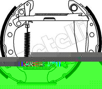 METELLI 51-0235 комплект тормозных колодок на VW LUPO (6X1, 6E1)