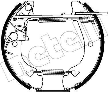 METELLI 51-0251 комплект тормозных колодок на FIAT UNO (146A/E)
