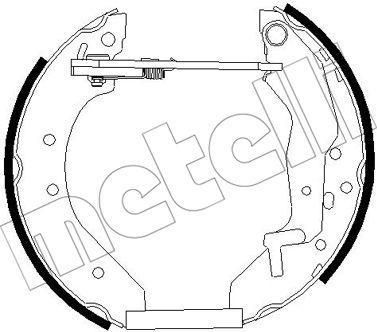 METELLI 51-0274 комплект тормозных колодок на HONDA CONCERTO седан (HWW)