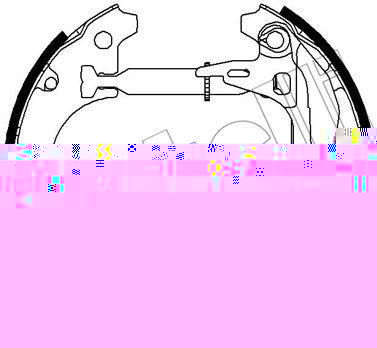METELLI 51-0294 комплект тормозных колодок на TOYOTA STARLET (_P7_)