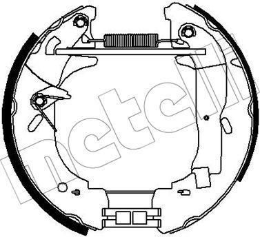 METELLI 51-0327 комплект тормозных колодок на FORD TRANSIT c бортовой платформой/ходовая часть (E_ _)