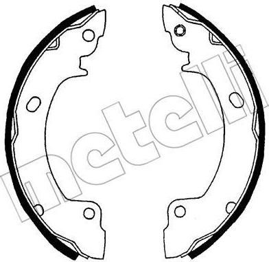 METELLI 53-0165 комплект тормозных колодок на HYUNDAI S COUPE (SLC)