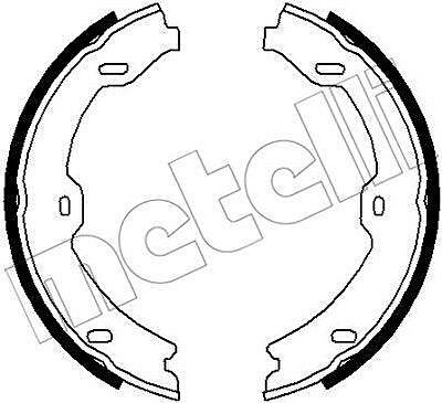 METELLI 53-0247 комплект тормозных колодок, стояночная тормозная с на MERCEDES-BENZ S-CLASS (W221)