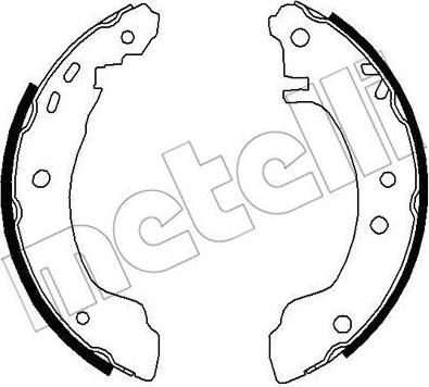 METELLI 53-0283 комплект тормозных колодок на NISSAN PRIMERA (P10)