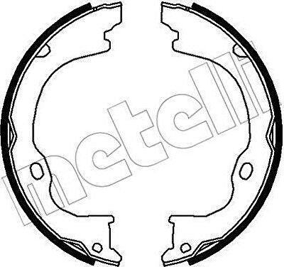 METELLI 53-0363 комплект тормозных колодок, стояночная тормозная с на JEEP CHEROKEE (KK)