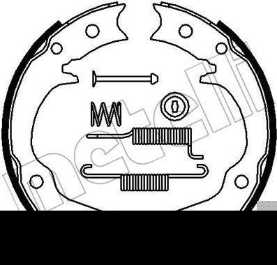 METELLI 53-0386K комплект тормозных колодок, стояночная тормозная с на SUBARU FORESTER (SG)