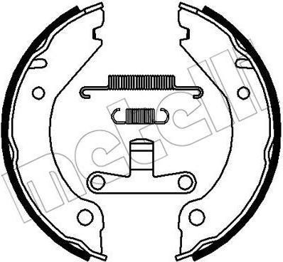 METELLI 53-0473K комплект тормозных колодок, стояночная тормозная с на VOLVO 240 Kombi (P245)