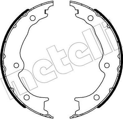 METELLI 53-0541 комплект тормозных колодок, стояночная тормозная с на LEXUS GS (GRL1_, GWL1_)