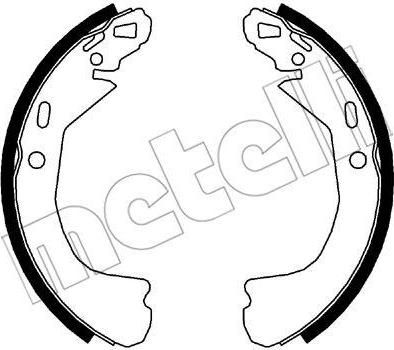 METELLI 53-0551 комплект тормозных колодок на BUICK LE SABRE