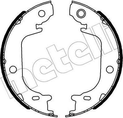 METELLI 53-0644 комплект тормозных колодок, стояночная тормозная с на TOYOTA PRIUS (ZVW3_)