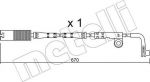 METELLI SU.150 сигнализатор, износ тормозных колодок на 5 (E60)