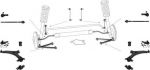 Meyle WG0358800 подвеска колеса на FORD FOCUS (DAW, DBW)