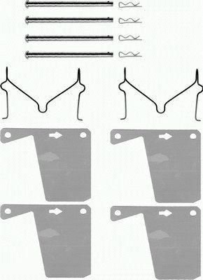 MINTEX MBA960 комплектующие, колодки дискового тормоза на FORD TAUNUS '80 (GBS, GBNS)