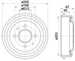 MINTEX MBD132 тормозной барабан на FORD FIESTA фургон (JV_)