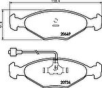 MINTEX MDB1170 комплект тормозных колодок, дисковый тормоз на TALBOT 1307-1510