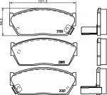 MINTEX MDB1244 Колодки торм.пер. Honda Civic, CRX
