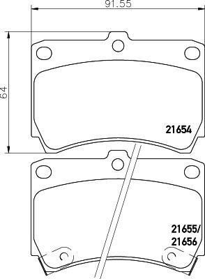 MINTEX MDB1530 комплект тормозных колодок, дисковый тормоз на MAZDA 323 C IV (BG)