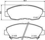 MINTEX MDB1533 Колодки торм.пер. Honda Accord