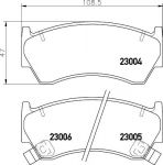 MINTEX MDB1760 комплект тормозных колодок, дисковый тормоз на NISSAN ALMERA I (N15)