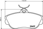 MINTEX MDB1782 комплект тормозных колодок, дисковый тормоз на FORD USA TAURUS (P5_)