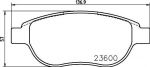MINTEX MDB2186 Колодки торм.пер. Citroen C4, Peugeot 307