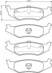 MINTEX MDB2306 комплект тормозных колодок, дисковый тормоз на DODGE NEON II