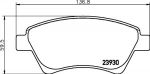 MINTEX MDB2327 комплект тормозных колодок, дисковый тормоз на RENAULT MEGANE II седан (LM0/1_)