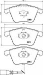 MINTEX MDB2677 комплект тормозных колодок, дисковый тормоз на AUDI A3 (8P1)