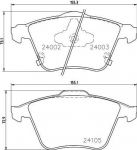 MINTEX MDB2768 комплект тормозных колодок, дисковый тормоз на MAZDA 6 (GG)