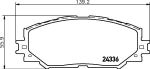 MINTEX MDB2785 комплект тормозных колодок, дисковый тормоз на TOYOTA COROLLA седан (E15_)