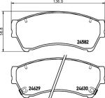 MINTEX MDB2935 комплект тормозных колодок, дисковый тормоз на MAZDA 6 (GH)