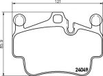 MINTEX MDB2992 комплект тормозных колодок, дисковый тормоз на PORSCHE BOXSTER (987)