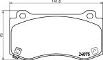 MINTEX MDB2996 комплект тормозных колодок, дисковый тормоз на CHRYSLER 300 C (LX)