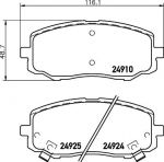 MINTEX MDB3055 комплект тормозных колодок, дисковый тормоз на HYUNDAI i20 (PB, PBT)