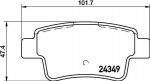 MINTEX MDB3167 комплект тормозных колодок, дисковый тормоз на OPEL CORSA D Van