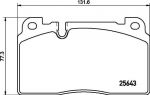 MINTEX MDB3314 комплект тормозных колодок, дисковый тормоз на AUDI Q5 (8R)