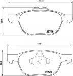 MINTEX MDB3362 комплект тормозных колодок, дисковый тормоз на FORD TOURNEO CONNECT / GRAND TOURNEO CONNECT Kombi