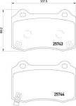 MINTEX MDB3381 комплект тормозных колодок, дисковый тормоз на HYUNDAI GENESIS купе