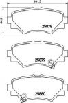 MINTEX MDB3416 комплект тормозных колодок, дисковый тормоз на MAZDA 3 (BM)