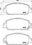 MINTEX MDB3431 комплект тормозных колодок, дисковый тормоз на HONDA HR-V (RU)