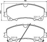 MINTEX MDB3748 комплект тормозных колодок, дисковый тормоз на NISSAN X-TRAIL (T32_)