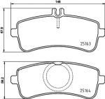 MINTEX MDB3756 комплект тормозных колодок, дисковый тормоз на MERCEDES-BENZ C-CLASS (W205)