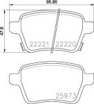 MINTEX MDB3820 комплект тормозных колодок, дисковый тормоз на OPEL CORSA E Van