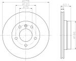 MINTEX MDC1053 тормозной диск на 3 купе (E46)