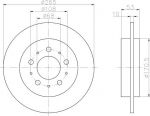MINTEX MDC1078 тормозной диск на VOLVO 960 Kombi (965)