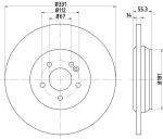 MINTEX MDC1544 тормозной диск на MERCEDES-BENZ M-CLASS (W163)