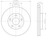 MINTEX MDC1578 тормозной диск на NISSAN PRIMERA Hatchback (P12)