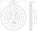 MINTEX MDC1671 тормозной диск на MERCEDES-BENZ E-CLASS (W211)